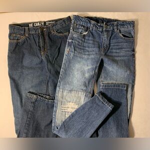EUC Bundle 2 Jeans: Fleece-Lined, Winter Wear, and Distressed Skinny Art Class